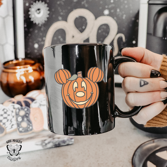 Mouse Lantern- cup decal