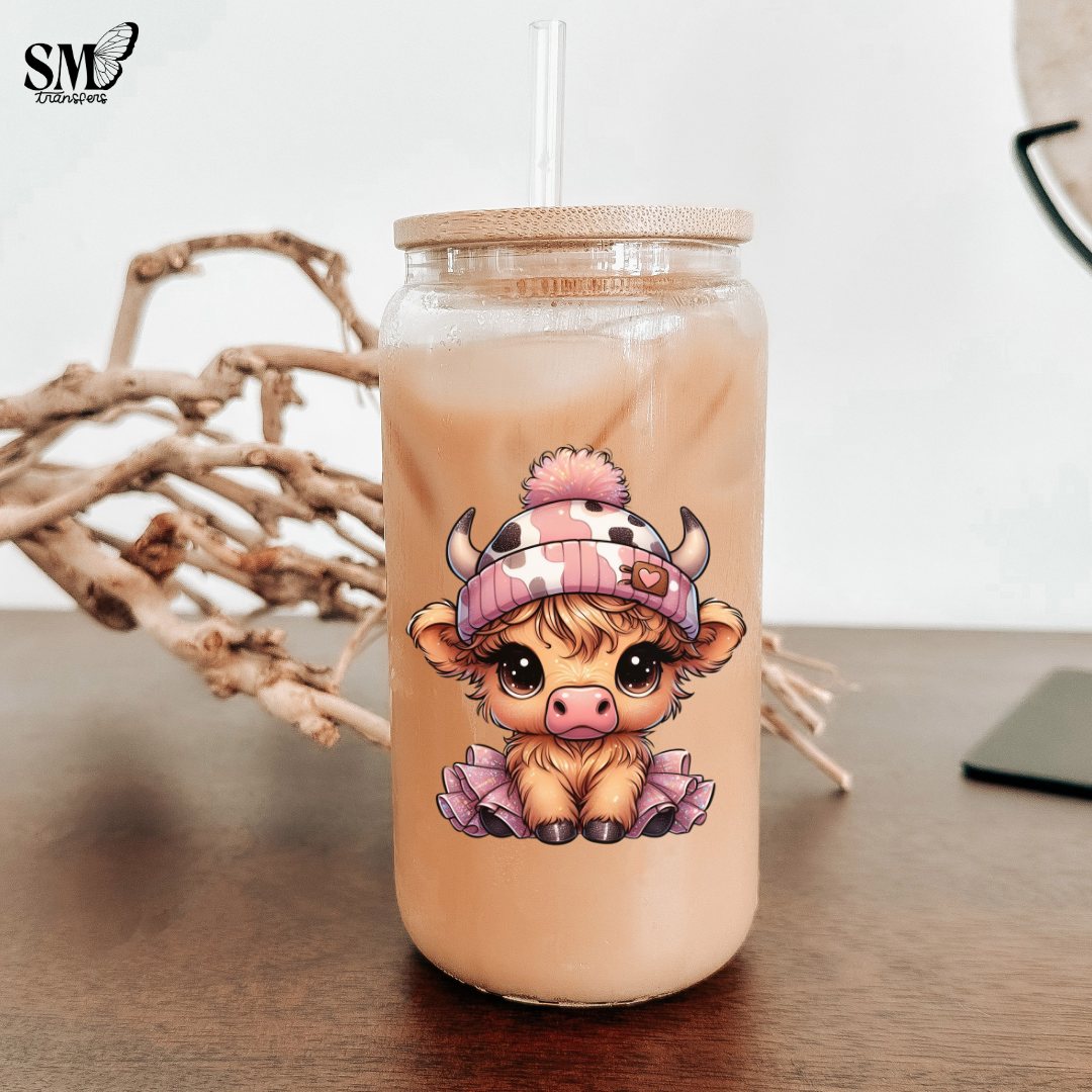 Tutu Cow- Cup Decal