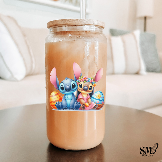 Cartoons Characters Big Ears Easter Eggs- cup decal