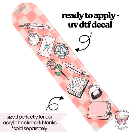 Beauty & Books - bookmark uv dtf