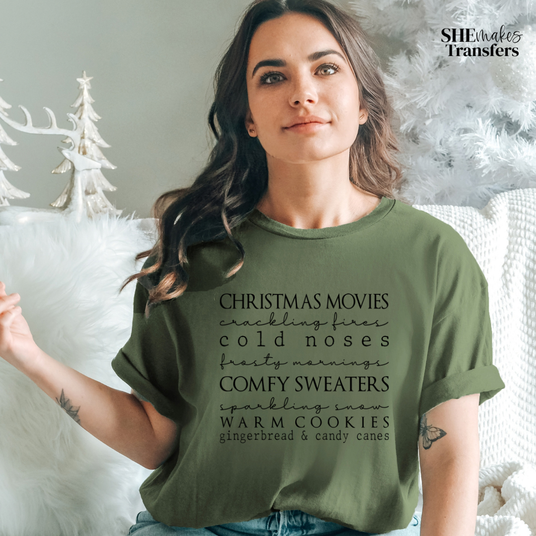 Christmas Text White