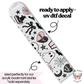 Spooky Girl - bookmark uv dtf