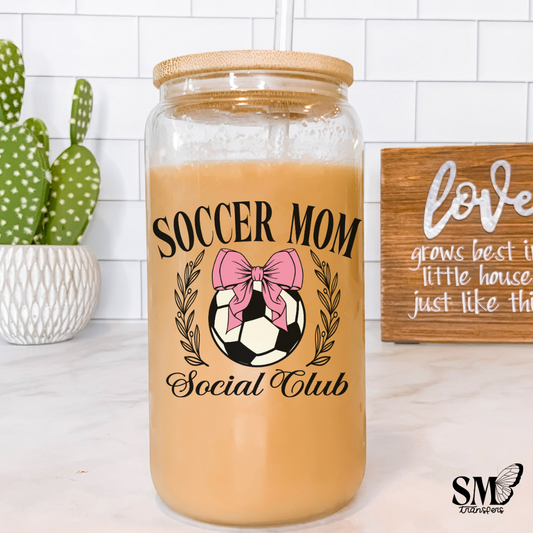 Soccer Mom Social Club- Cup Decal