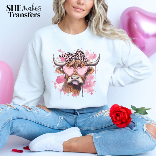 Highland Cow Valentine