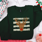 Yellow Reindeer Stripes