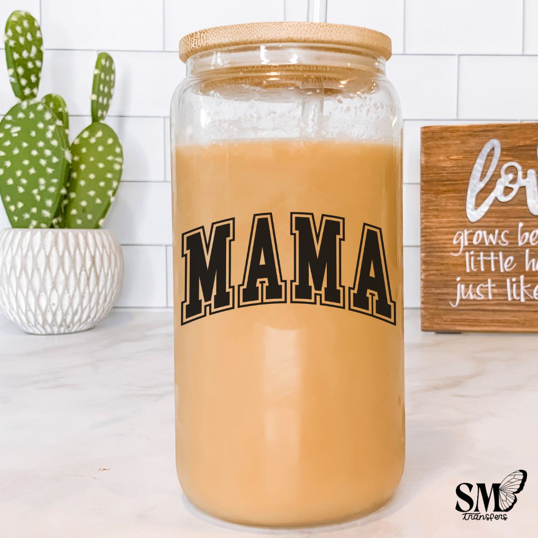 Mama-Black- Cup Decal