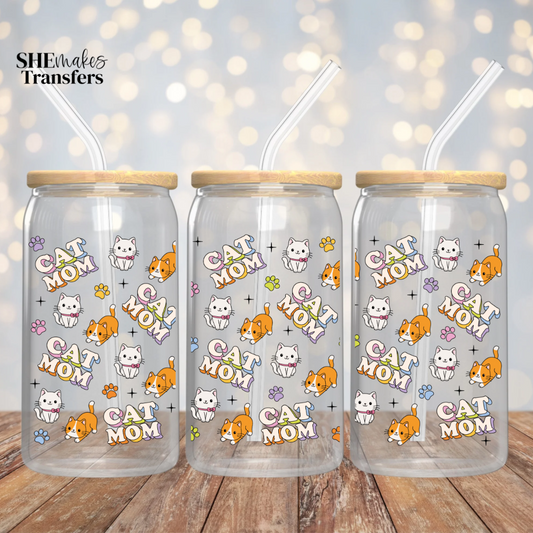 Cat mom cute cats cup wrap