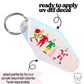 Christmas Movies - keychain uv dtf