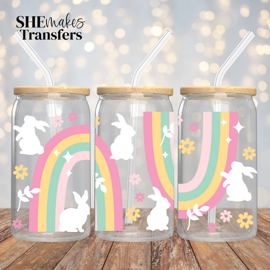 Rainbows and Bunnies Cup Wrap