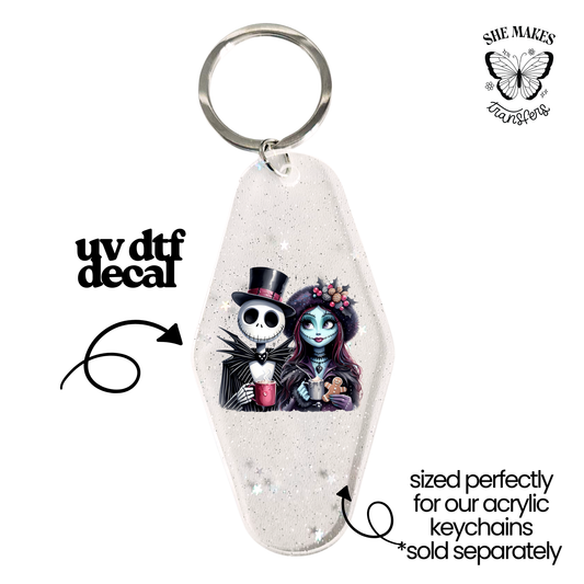 Spooky Christmas - keychain uv dtf