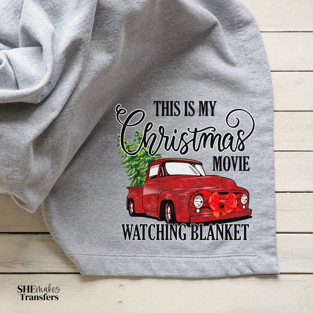 Classic Movie Christmas Blanket