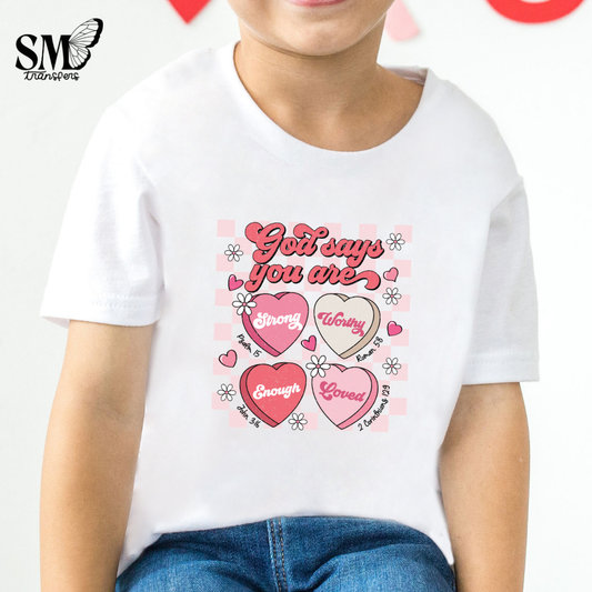 GOD SAYS YOU ARE