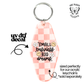 Small Business Big Dreams Smiley- keychain uv dtf