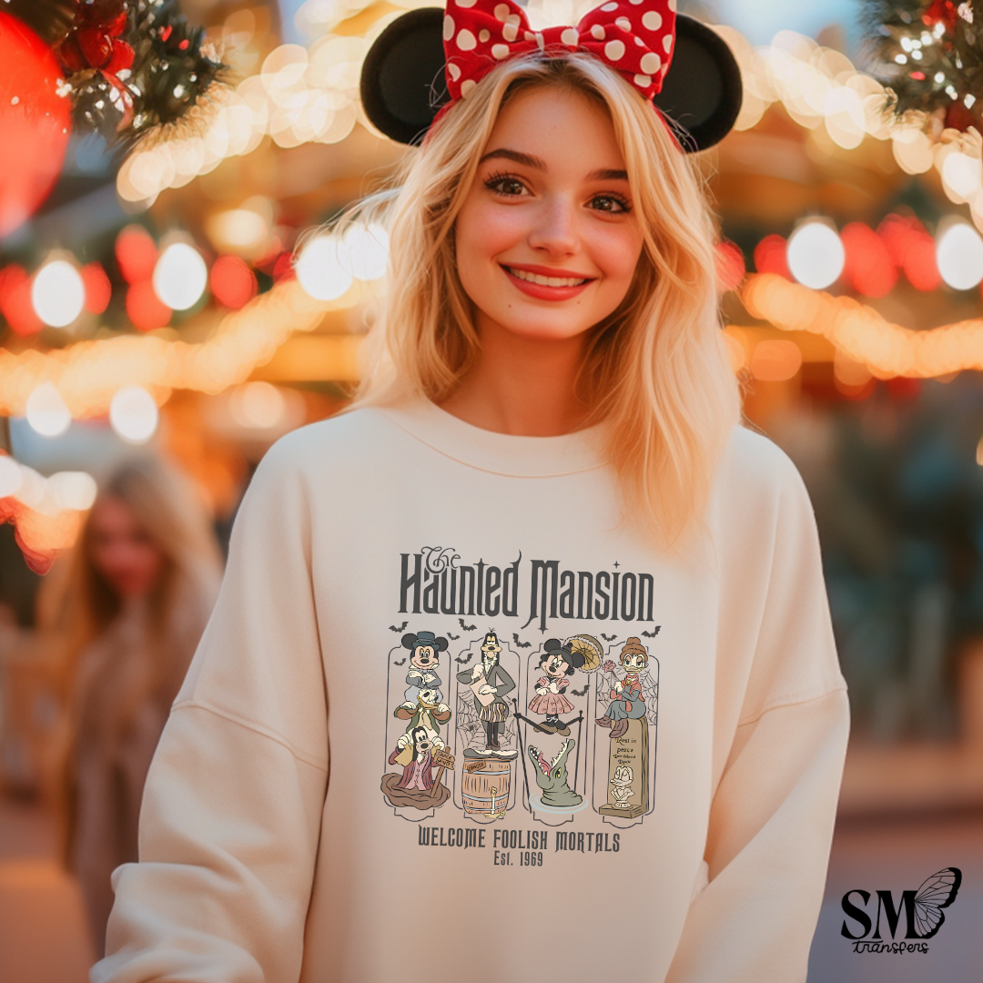 Welcome Foolish Mortals Mouse Ears & Friends