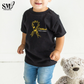 childhood cancer bow