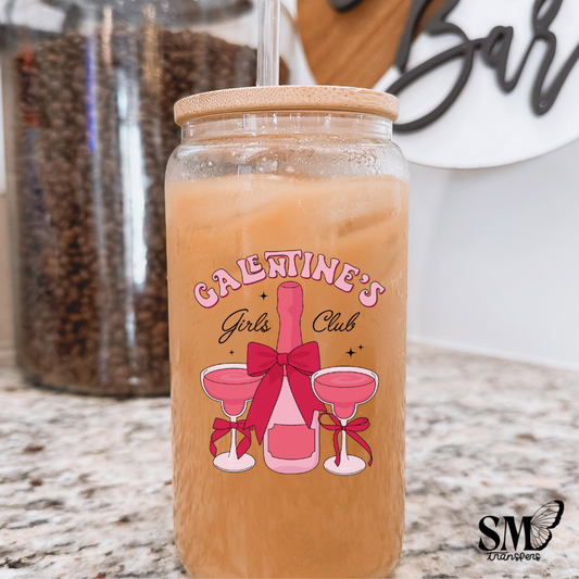 Galentines Girls Club-uv cup decal
