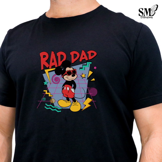 Retro Rad Dad Boy Mouse