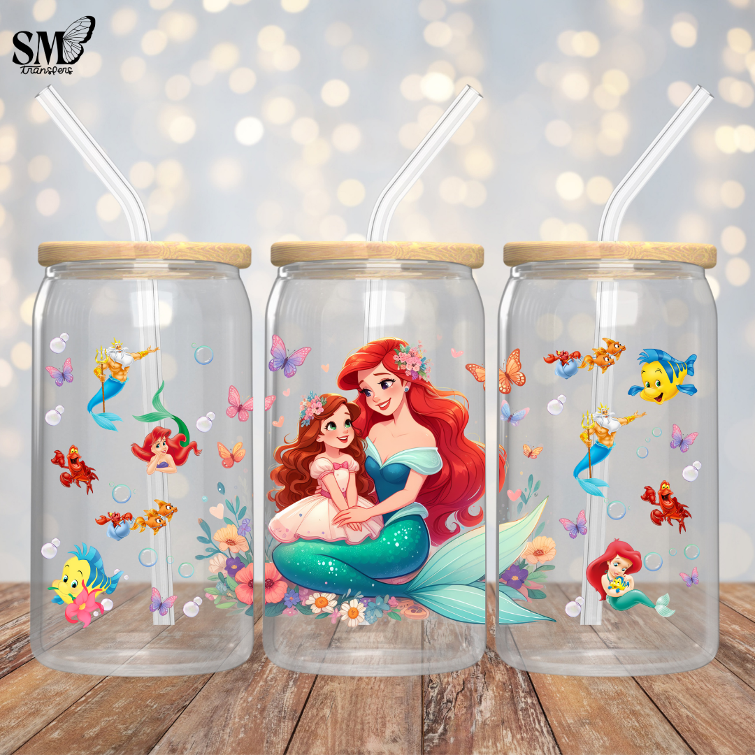 Red Hair Princess & Water Friends - Full Wrap