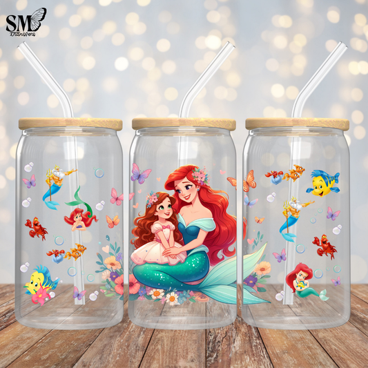 Red Hair Princess & Water Friends - Full Wrap