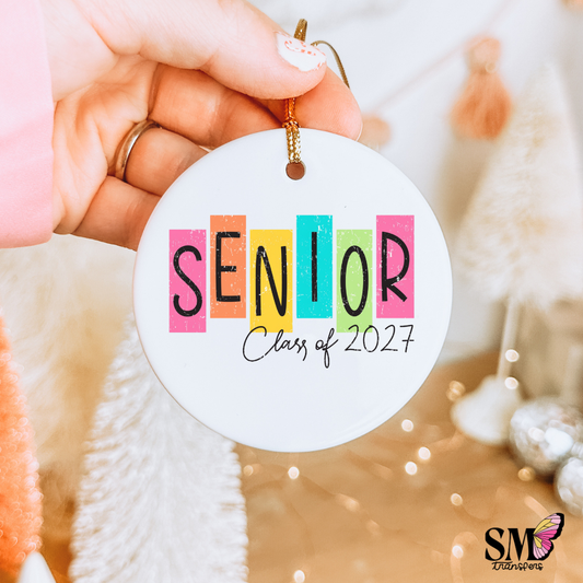 Senior Class Of 2027 - Ornament Decal