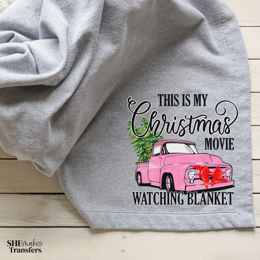 Classic Movie Christmas Blanket