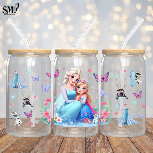 Ice Blue Princesses & Friends - Full Wrap