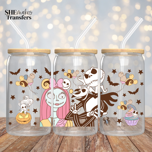 Nightmare Christmas cartoon cup wrap