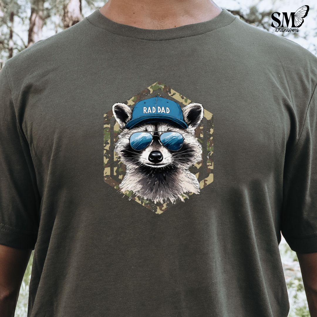 Rad Racoon Rad Dad Racoon – SHEmakes Transfers