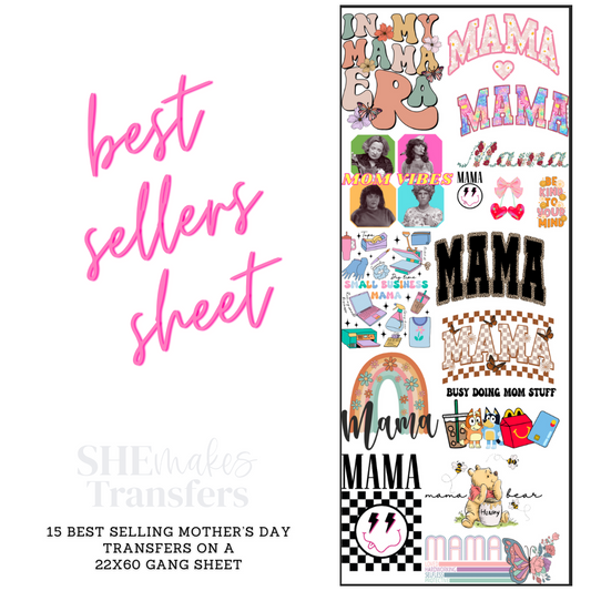 Mother's Day Best Sellers - 22x60 Sheet