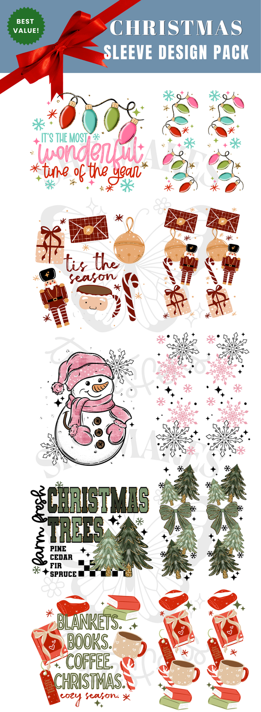 Winter Sleeves Designs - Pre Made Gang Sheet Deal