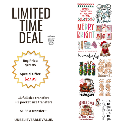 Best Sellers Gang Sheet Deal - Limited Time Offer.