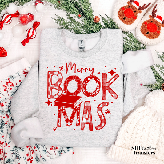 Merry Bookmas Red