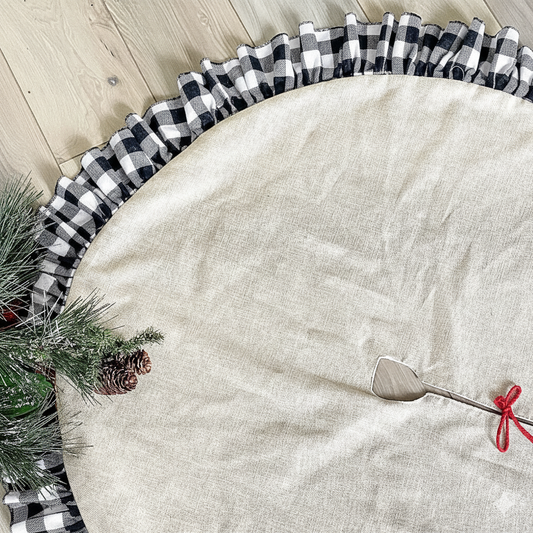 Plaid Tree Skirt - BLANK