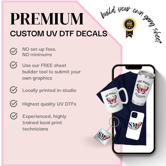 Custom UV DTF - Sheet Builder
