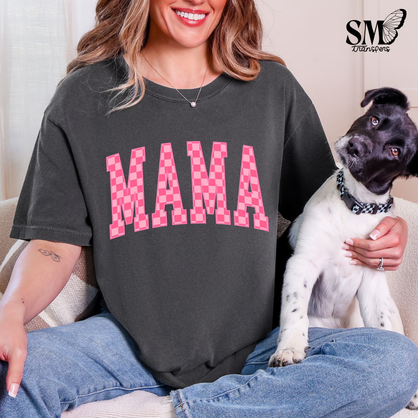 Checkered Pink Mama