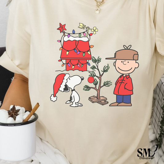 Christmas Dog & Friend