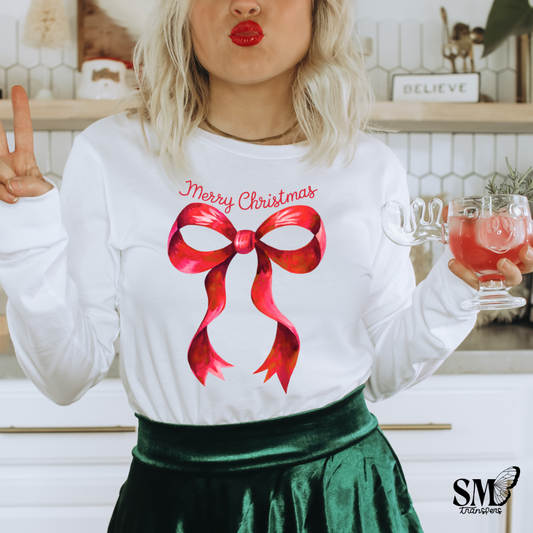 Red Coquette Merry Christmas