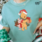 Yellow Bear & Pig Santa Hat