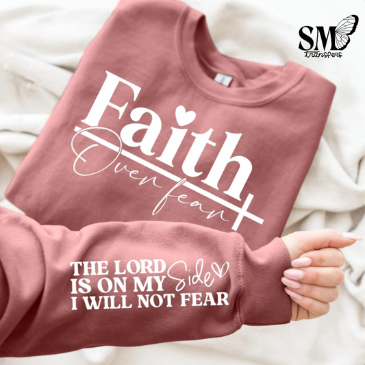 Faith Over Fear - White - with sleeve