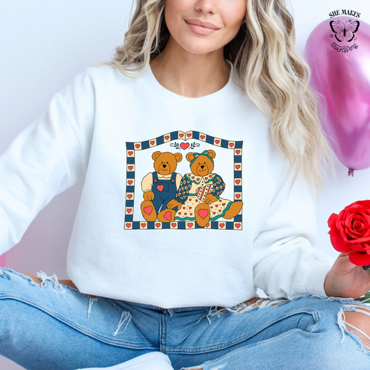 Vintage Old Bear Couple