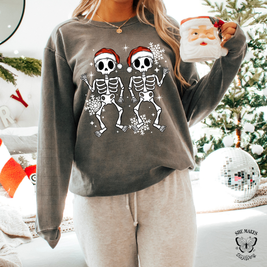 Santa Skellies White