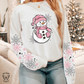 Pink Snowman- with sleeves