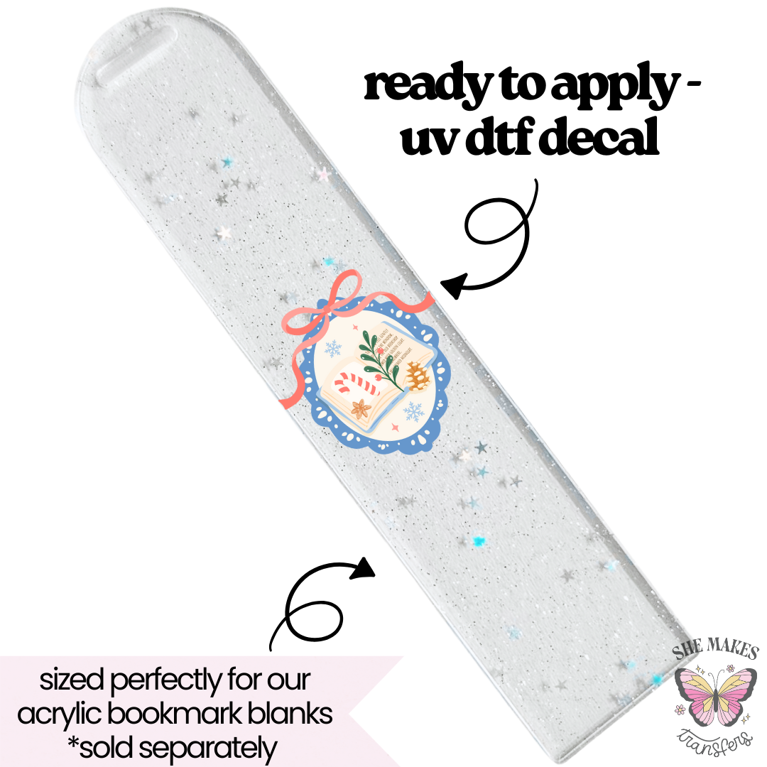 The Festive Chapter - bookmark uv dtf