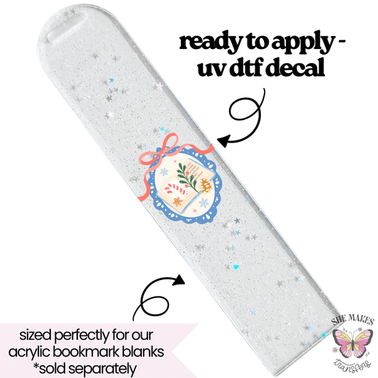 The Festive Chapter - bookmark uv dtf
