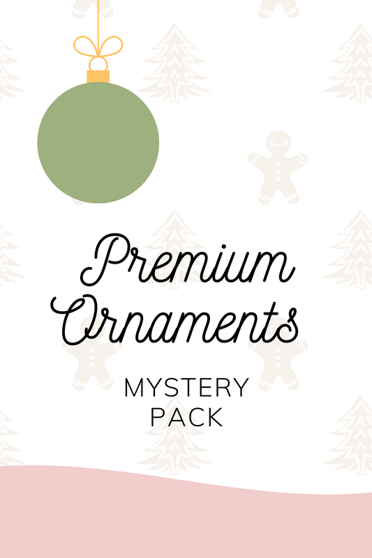 10 Ornament Blanks - PREMIUM Pack (Mystery)