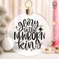 Glory To The Newborn King - Ornament Decal