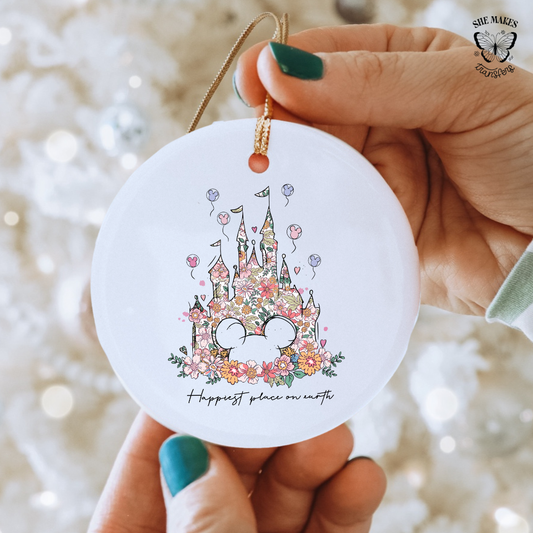 Flower Magical Castle - Ornament Decal