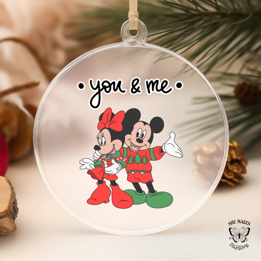 You & Me - Ornament Decal