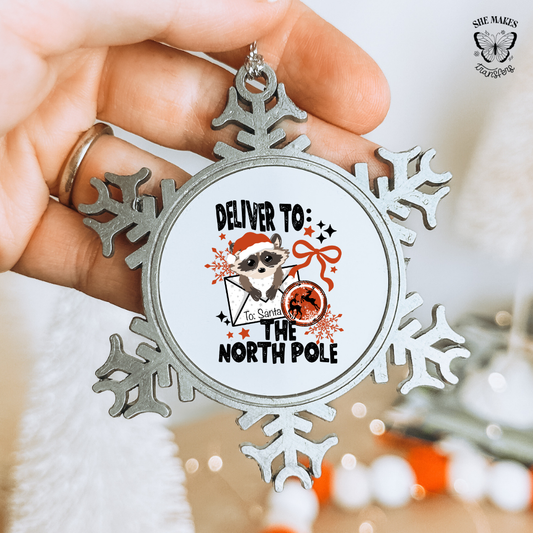 Deliver To The North Pole - Ornament Decal