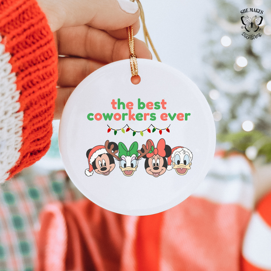 The Best Coworkers Ever - Ornament Decal